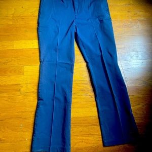 Long boot cut dickies work pants.